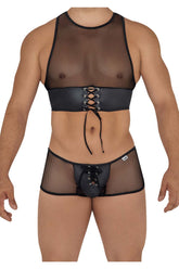 CandyMan 99590 Haut-short en maille Couleur Noir